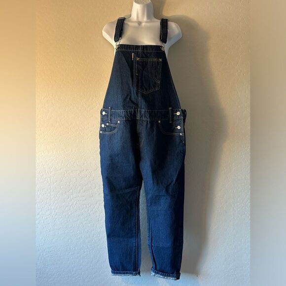 Levi Cross Back Strap Overalls size Medium - Picture 1 of 13